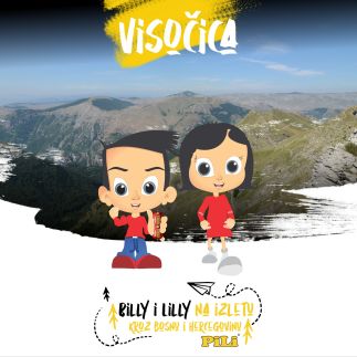 Visočicu krase široke cvjetne livade, vitki vrhovi i oštri grebeni. Dok se krećete izloženim grebeno